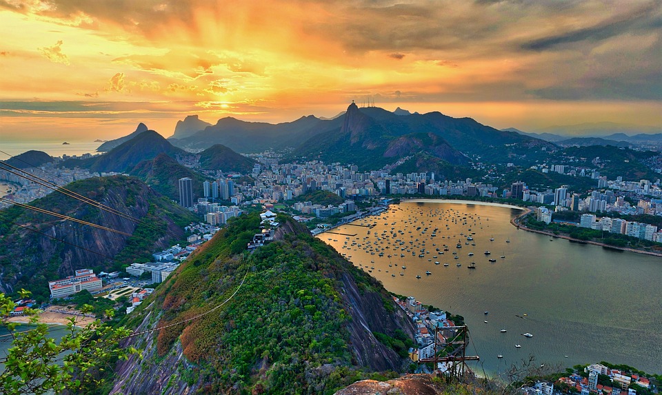Vue sur Rio de Janeiro lors d'un séjour au Brésil.