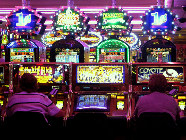 Machines à sous dans un casino