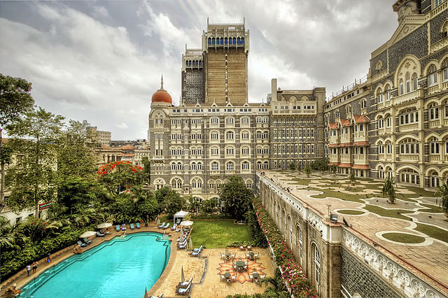 Hôtel de luxe lors d'un séjour en Inde.